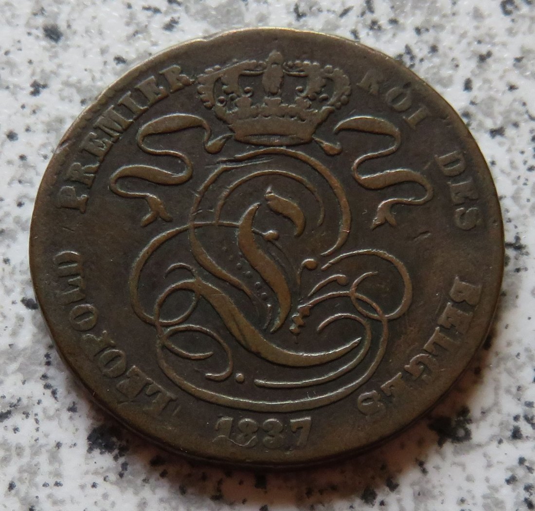  Belgien 5 Centimes 1837   