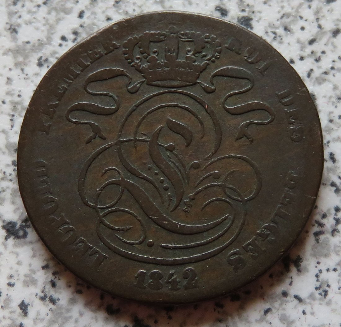  Belgien 5 Centimes 1842   