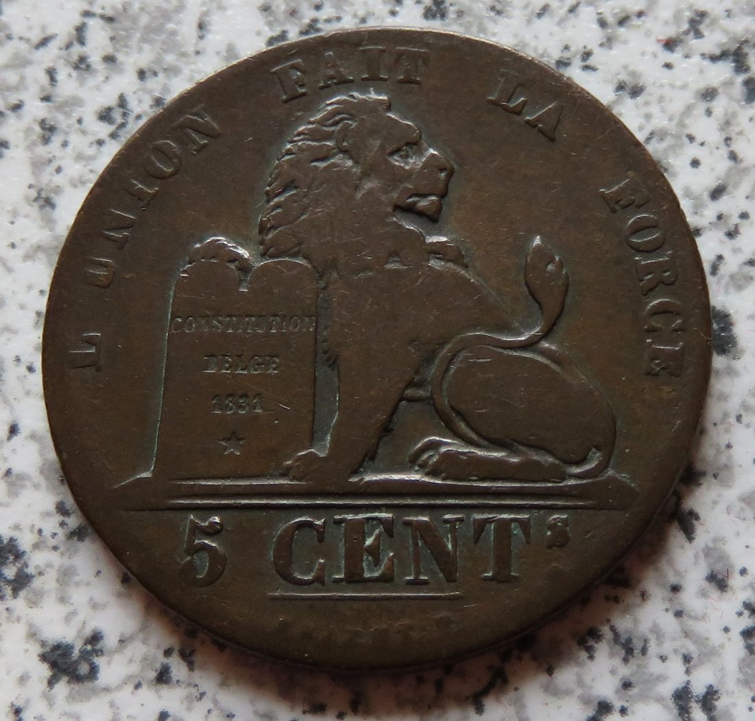  Belgien 5 Centimes 1842   