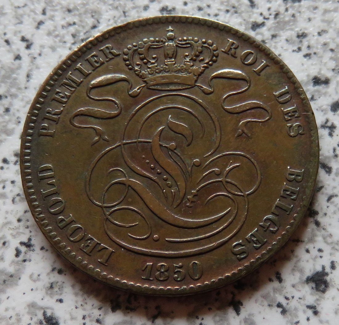  Belgien 5 Centimes 1850   