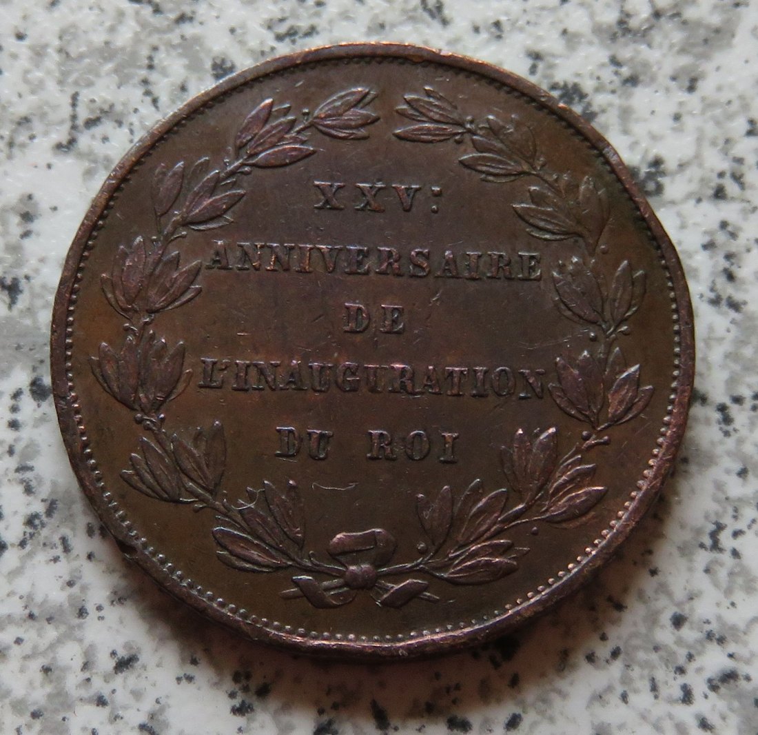  Belgien 5 Centimes 1856, Jubiläum   