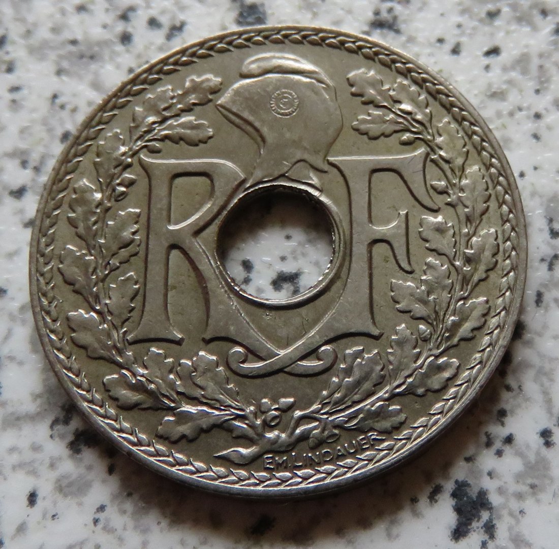  Frankreich 10 Centimes 1920, besser   