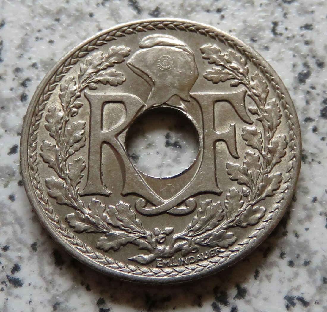  Frankreich 10 Centimes 1922, besser   