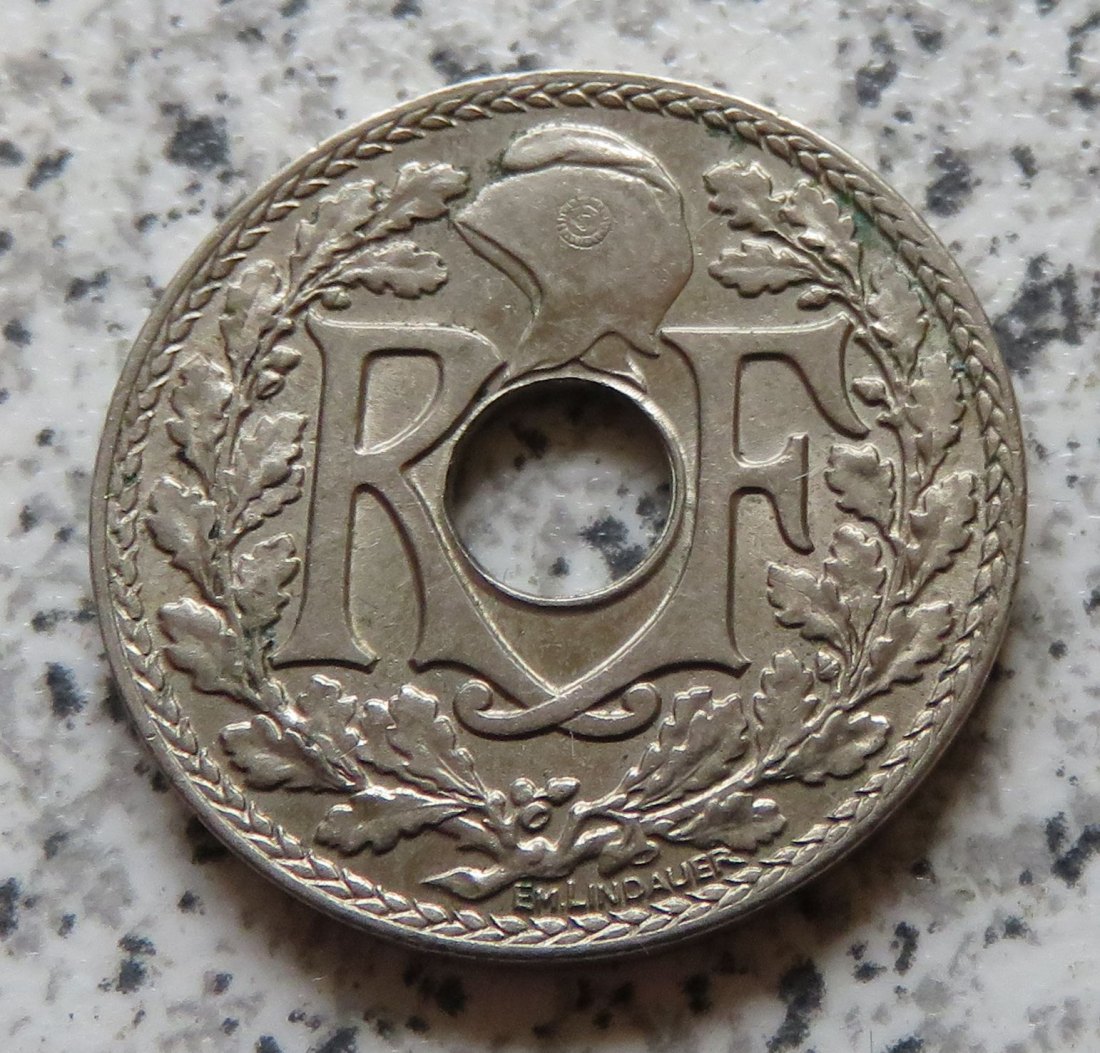  Frankreich 10 Centimes 1927, besser   