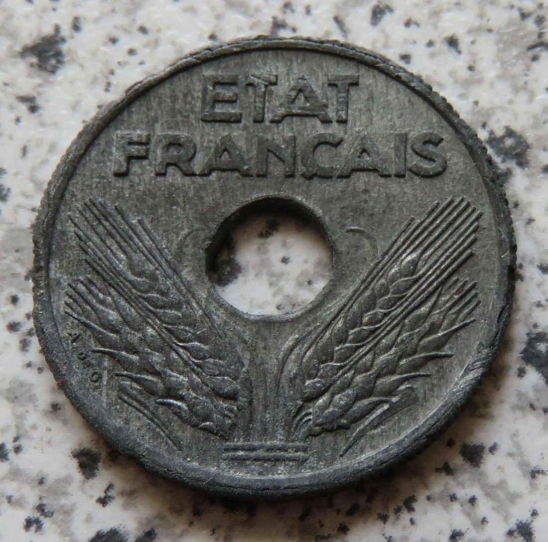  Frankreich 10 Centimes 1941, KM 898   