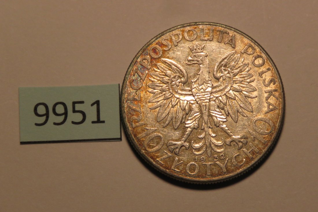  9951 Polen 1932 - 10 zt - Jadwiga   