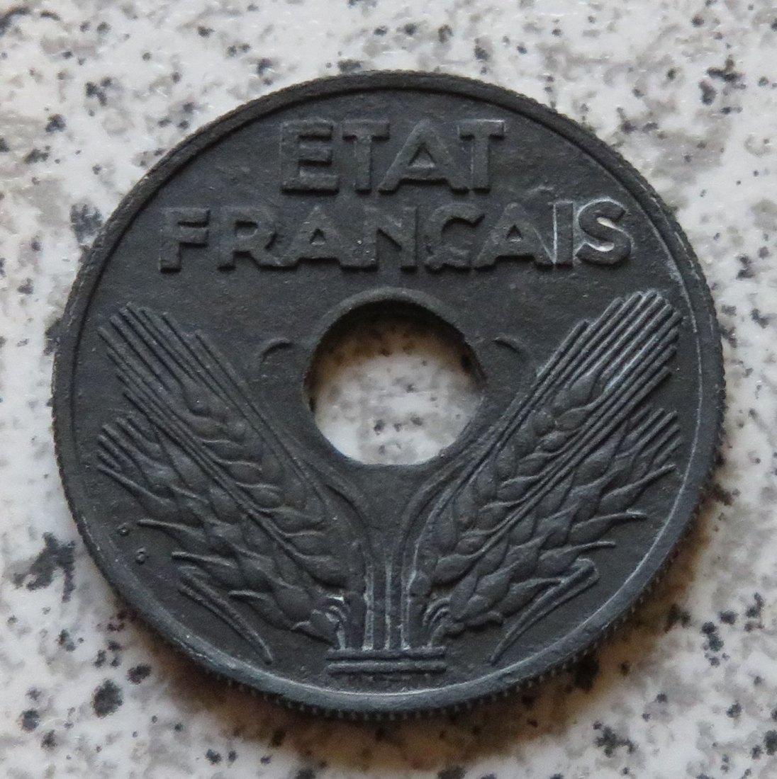  Frankreich 20 Centimes 1942, KM 900.1   