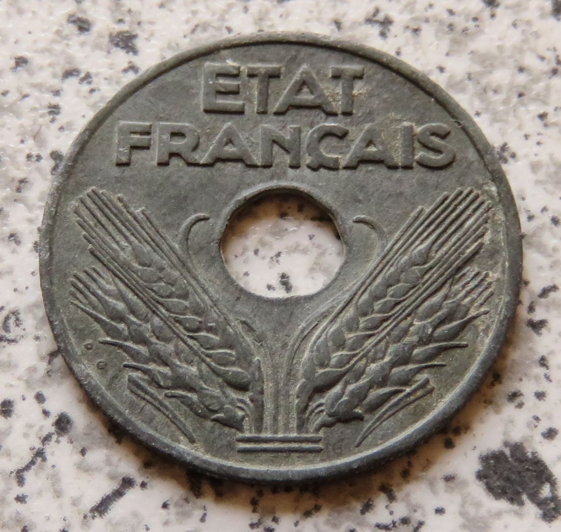  Frankreich 20 Centimes 1943, KM 900.2   