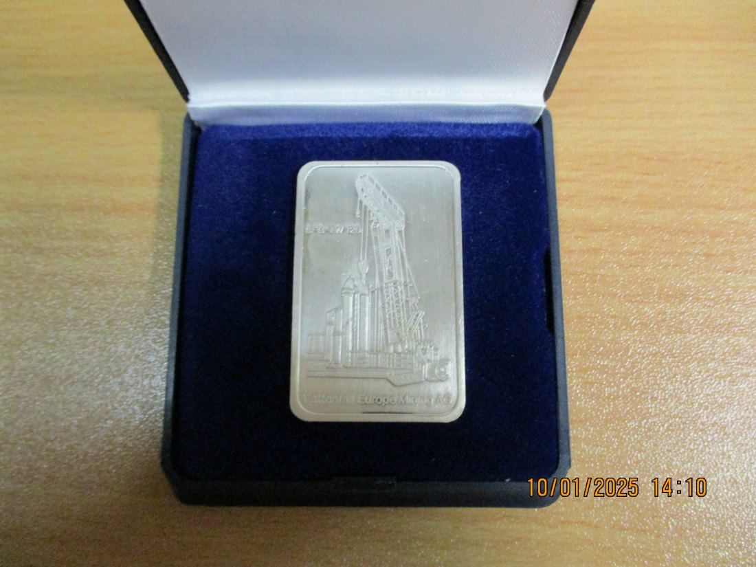  Barren Glück auf 2010 Silber 1 Oz 999er Silber - 1100051 / E1   