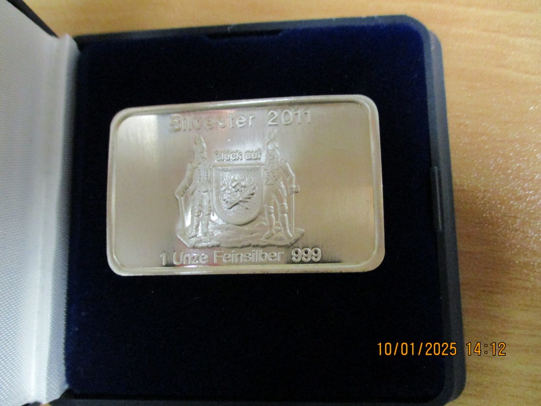  Barren Glück auf 2011 Silber 1 Oz 999er Silber - 1100051 / E2   