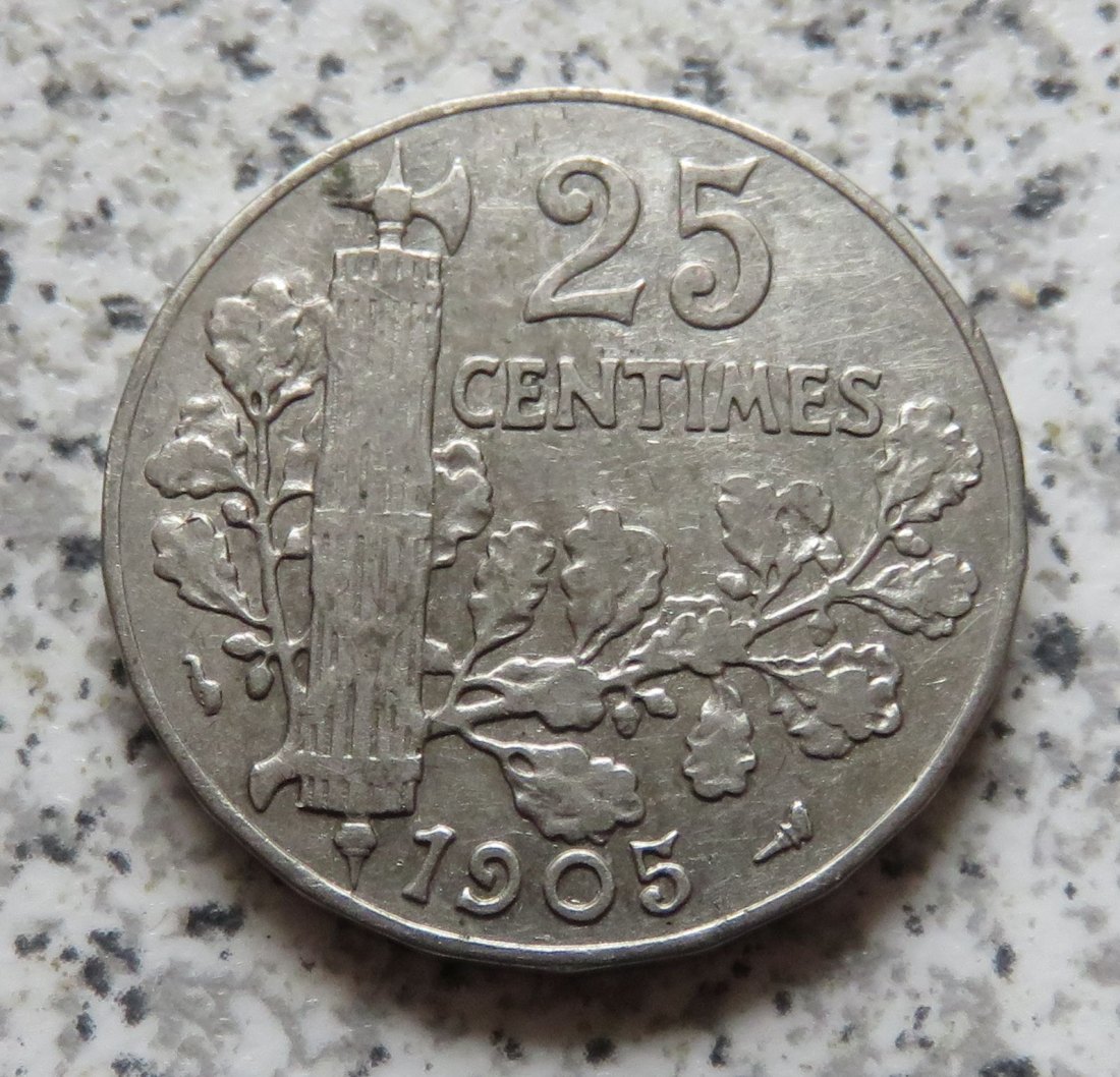  Frankreich 25 Centimes 1905   