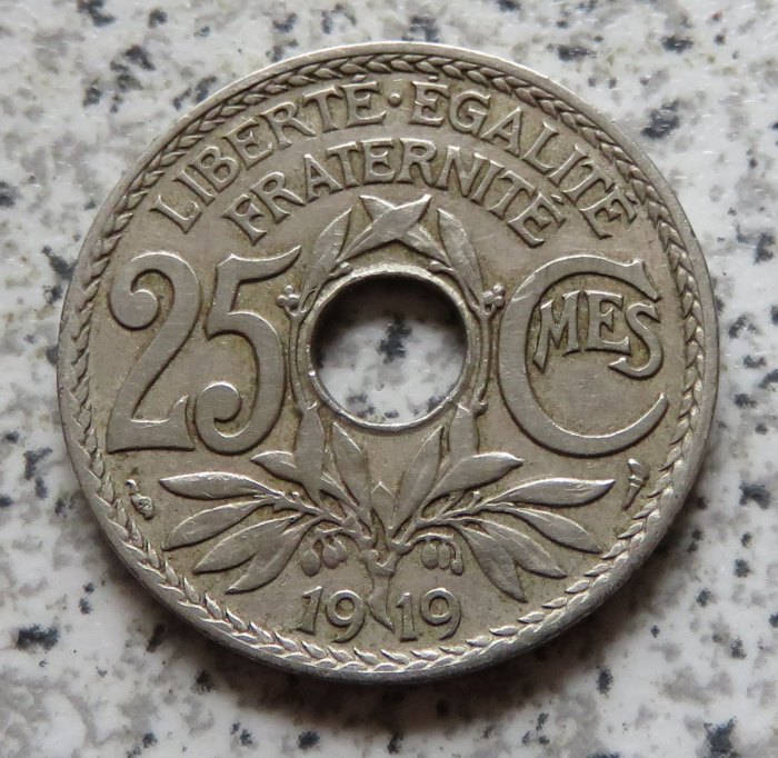  Frankreich 25 Centimes 1919   