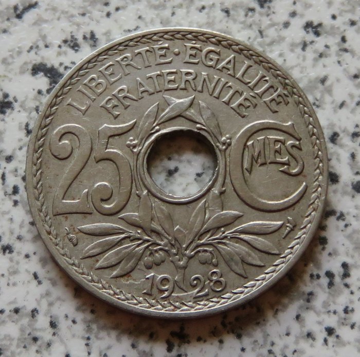  Frankreich 25 Centimes 1928   