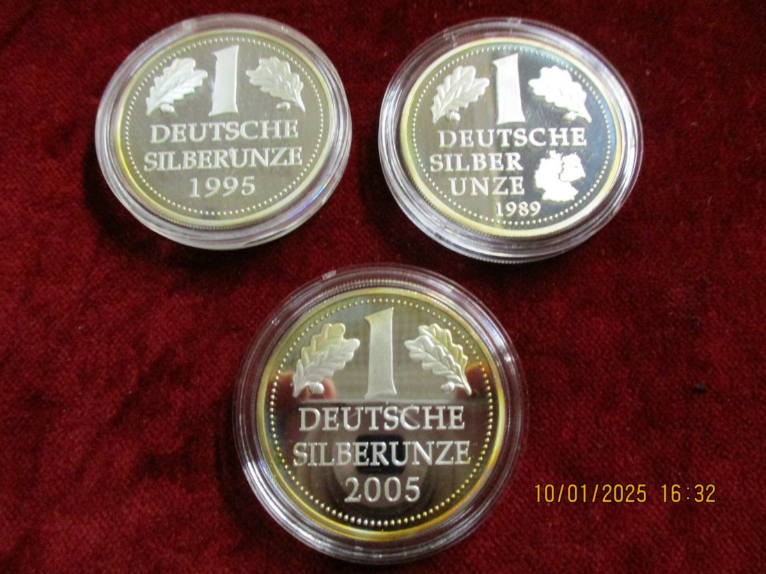  3 Silber - Medaille 999er Silber - Gewicht 93,3g  -1100034   