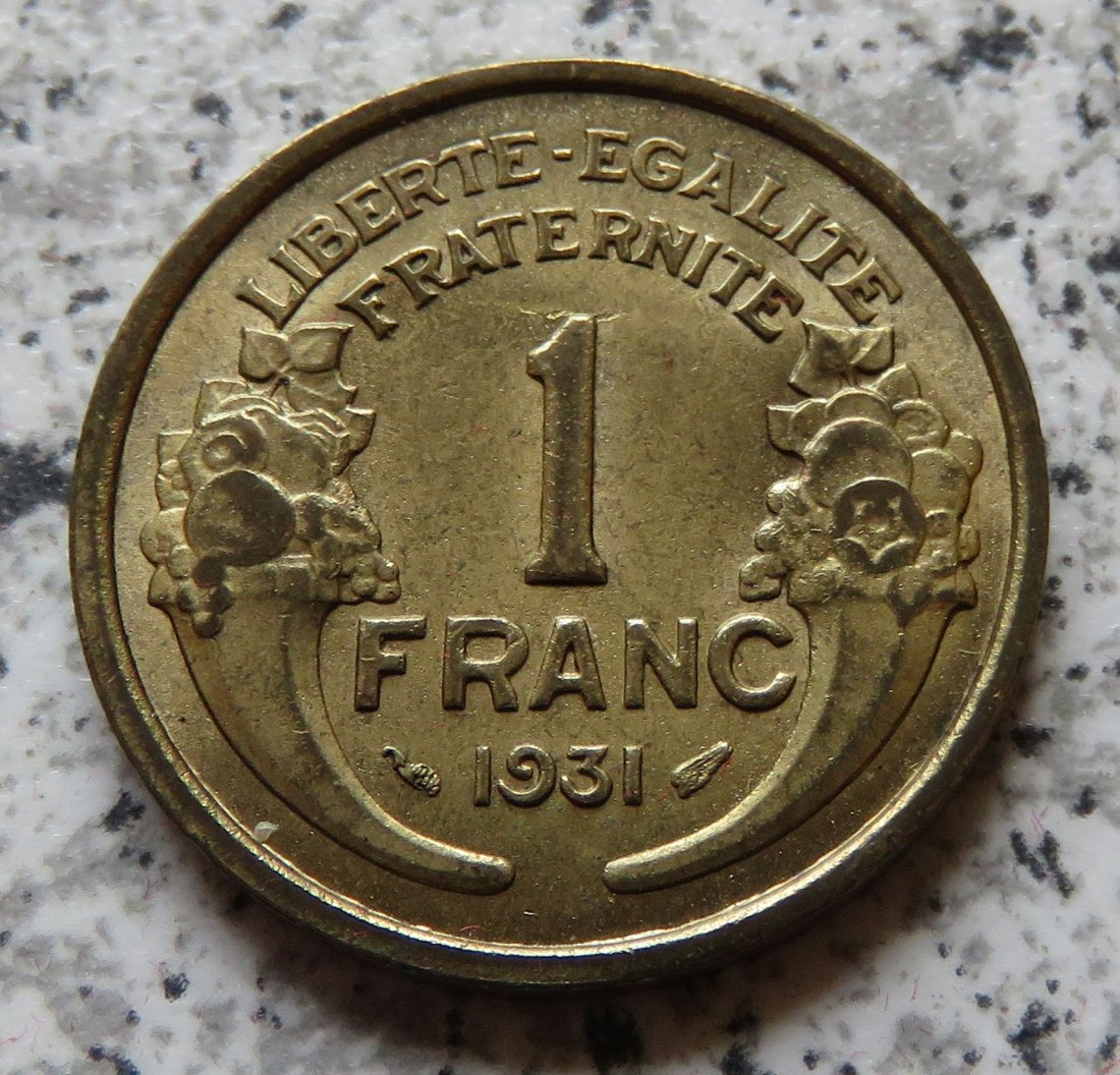  Frankreich 1 Franc 1931   