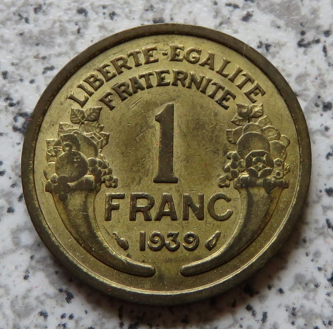  Frankreich 1 Franc 1939   