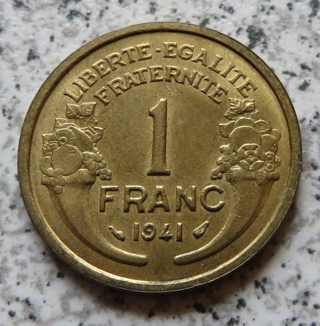  Frankreich 1 Franc 1941   