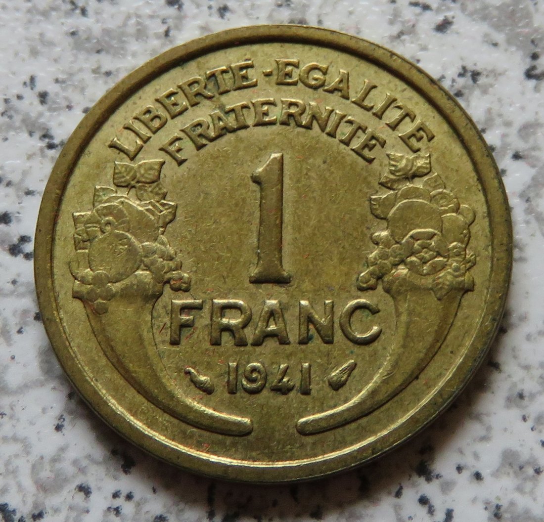  Frankreich 1 Franc 1941   