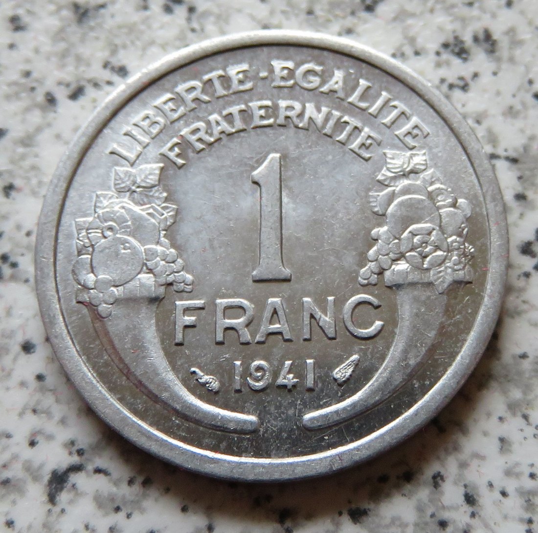  Frankreich 1 Franc 1941   