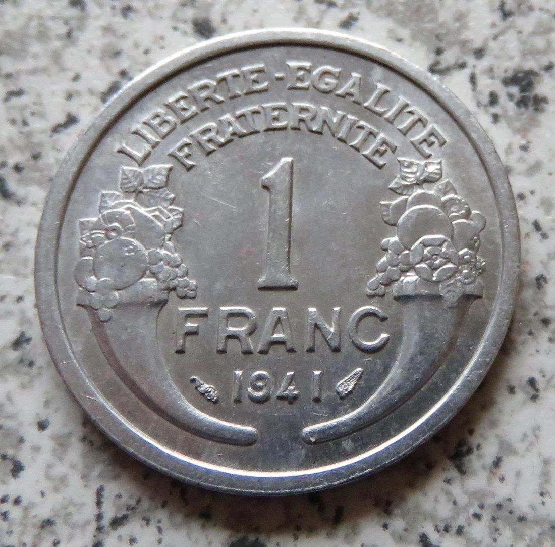  Frankreich 1 Franc 1941   