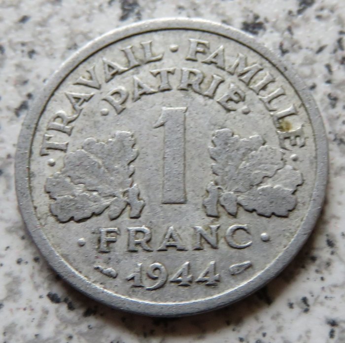  Frankreich 1 Franc 1944 C   