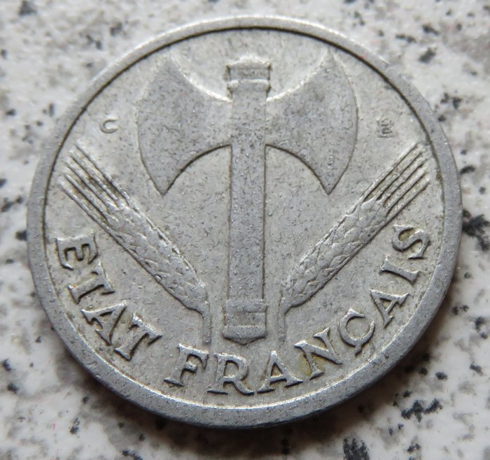  Frankreich 1 Franc 1944 C   