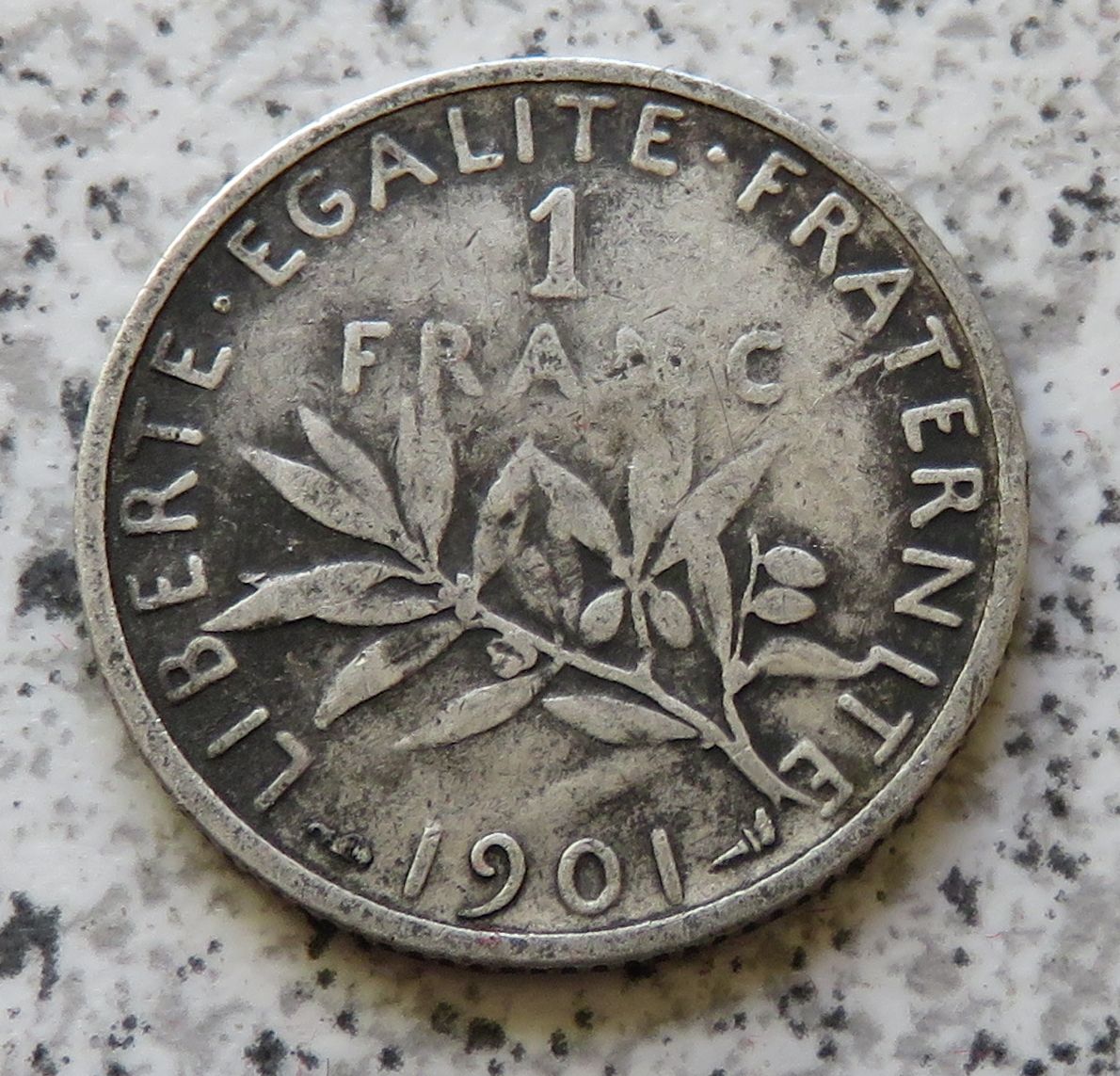  Frankreich 1 Franc 1901   