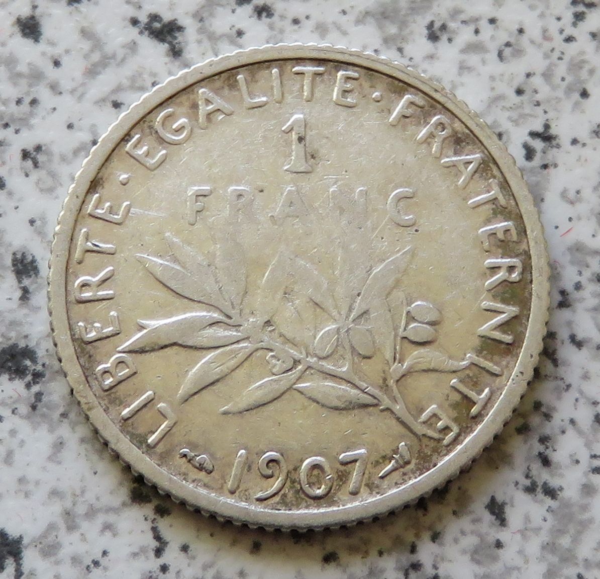  Frankreich 1 Franc 1907   