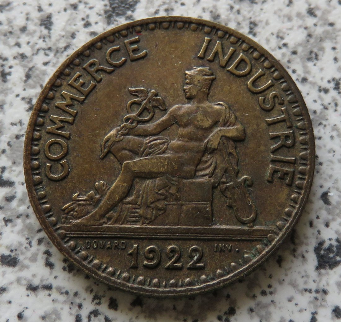  Frankreich 2 Francs 1922   