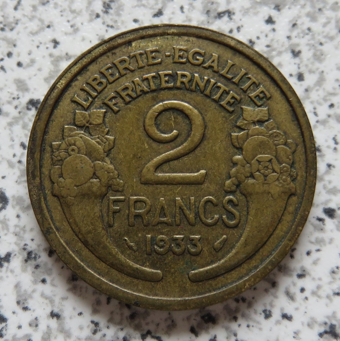  Frankreich 2 Francs 1933   