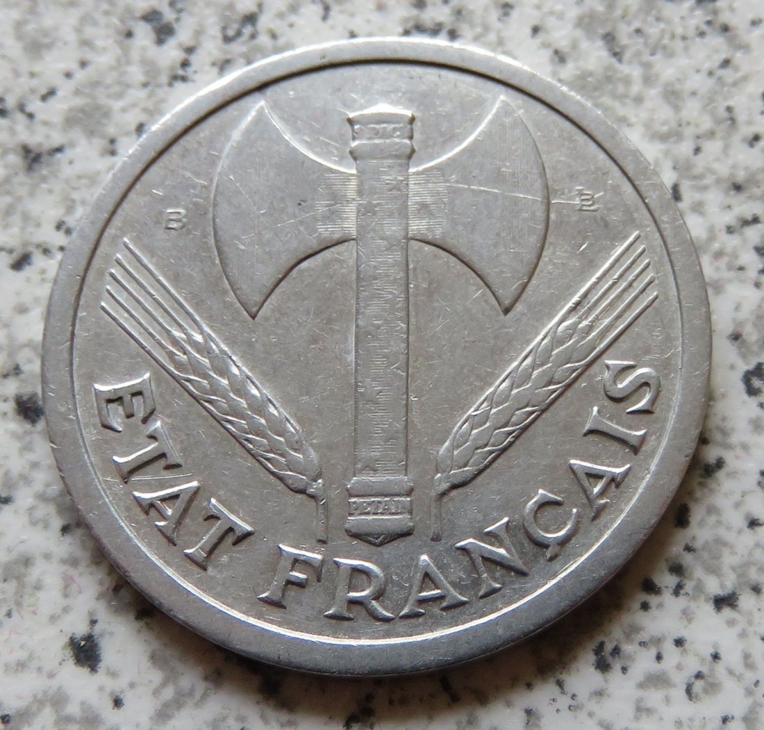  Frankreich 2 Francs 1944 B   