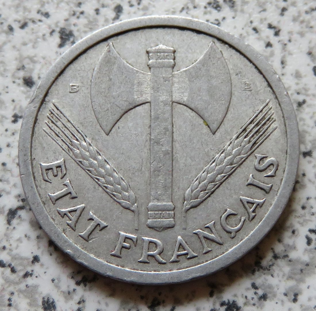  Frankreich 2 Francs 1944 B   