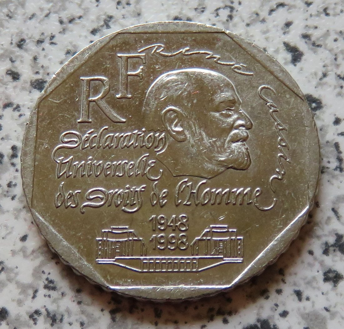  Frankreich 2 Francs 1998   