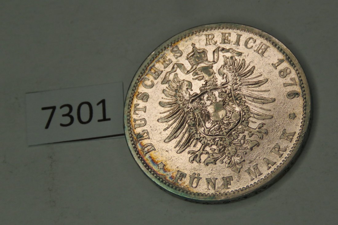  7301 Preussen 1876 - 5 Mark   