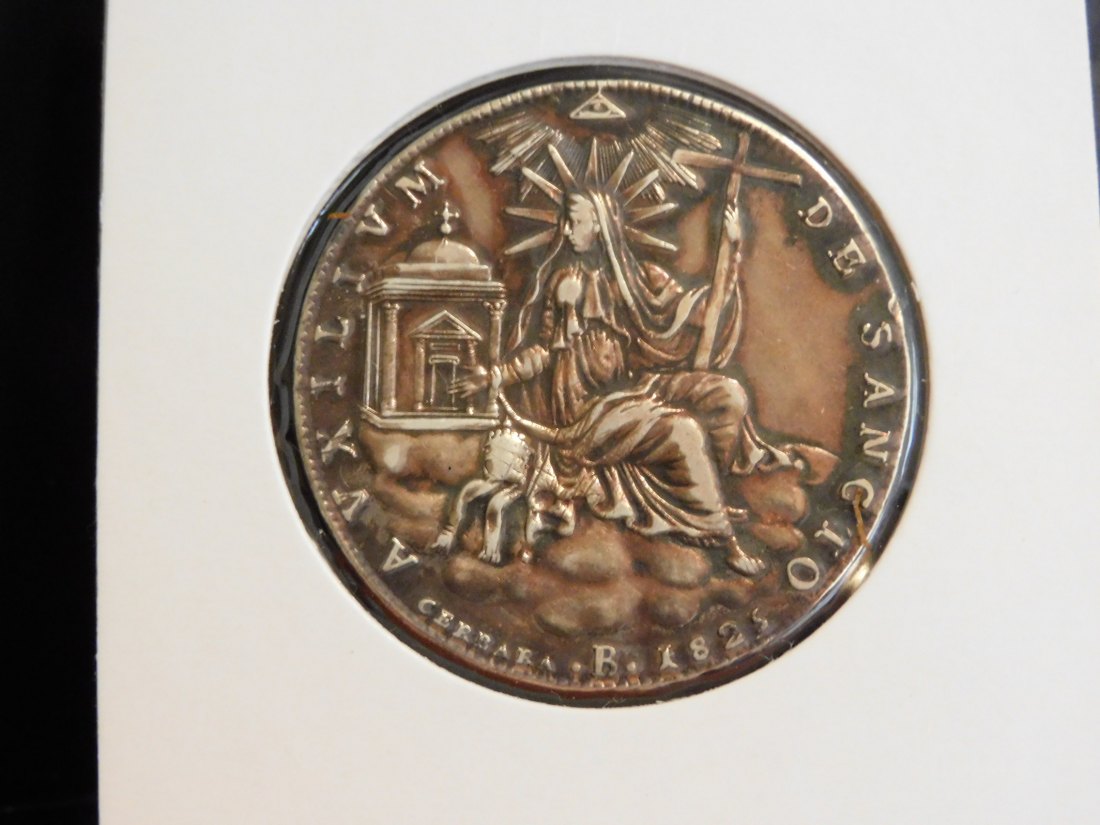  VATICAN 1 SCUDO 1825.GRADE-PLEASE SEE PHOTOS.   