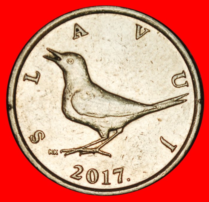  Ⰶ NIGHTINGALE (1993-2021): YUGOSLAVIA CROATIA ★ 1 KUNA 2017! LOW START ★ NO RESERVE!   