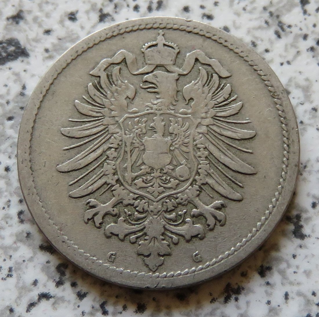  Kaiserreich 10 Pfennig 1889 G   