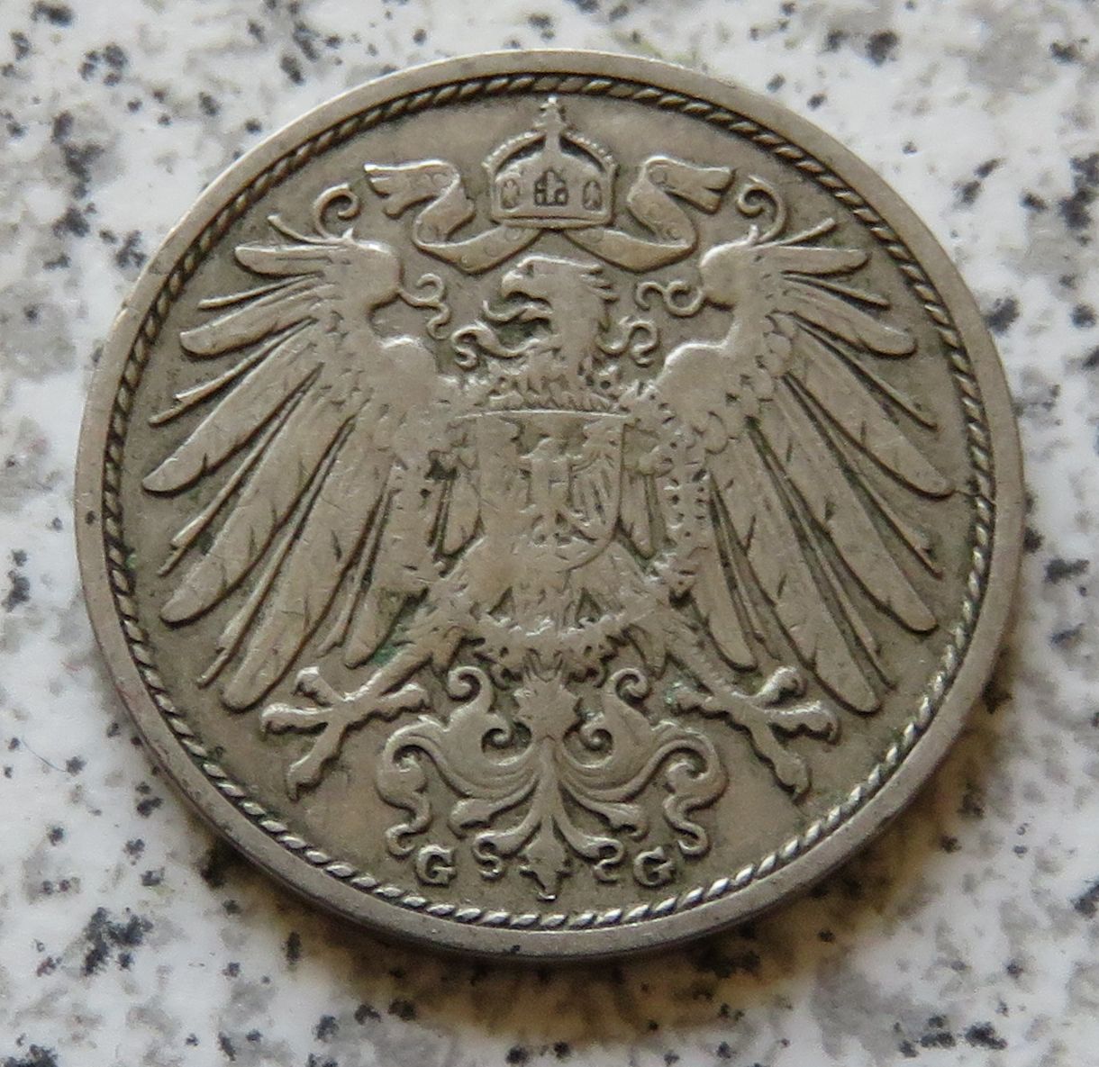  Kaiserreich 10 Pfennig 1905 G   