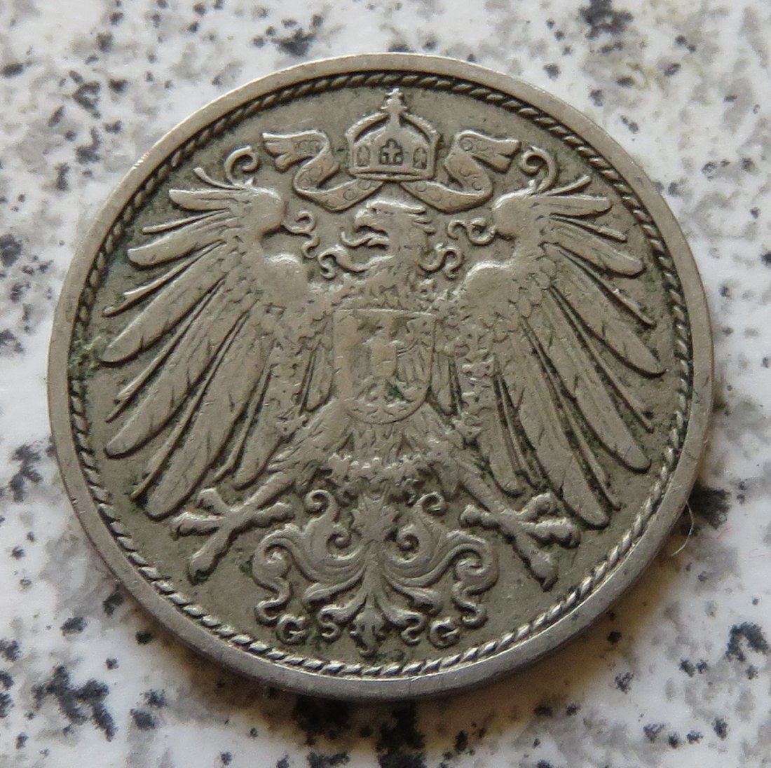  Kaiserreich 10 Pfennig 1910 G   