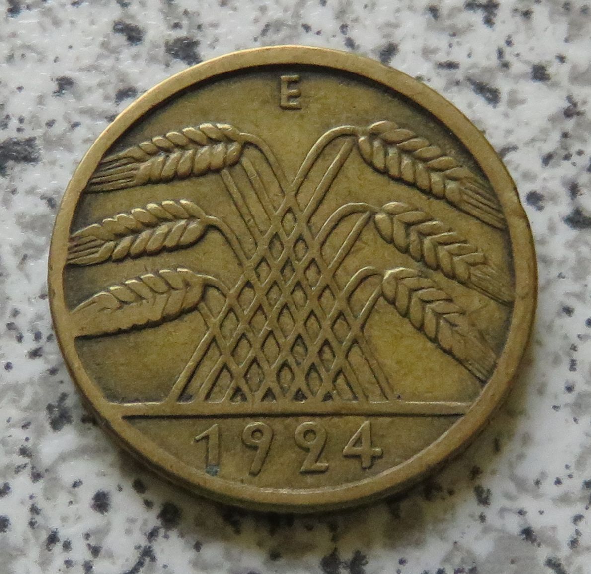  Weimarer Republik 10 Reichspfennig 1924 E   