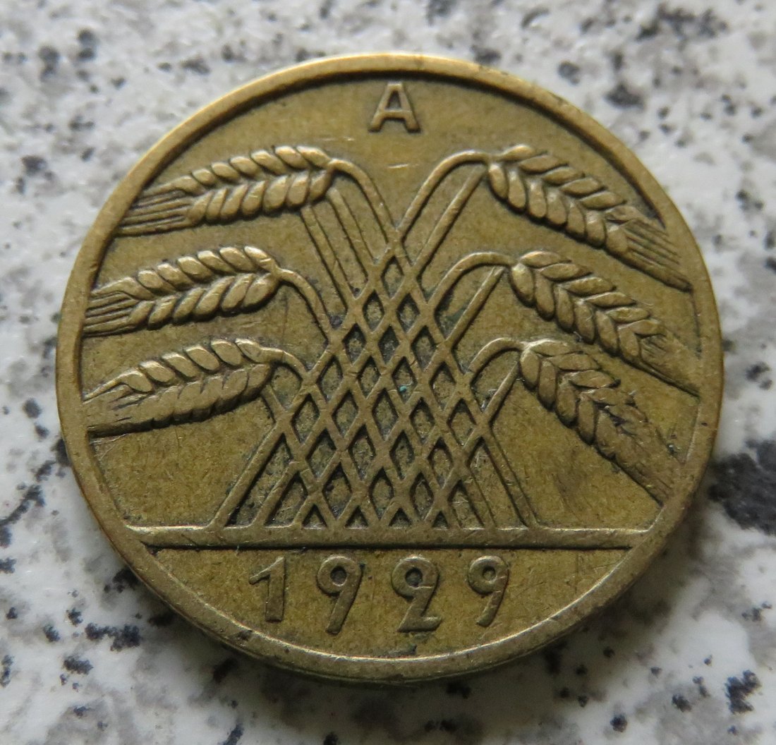  Weimarer Republik 10 Reichspfennig 1929 A   