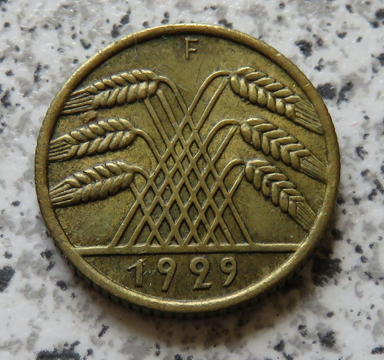  Weimarer Republik 10 Reichspfennig 1929 F   