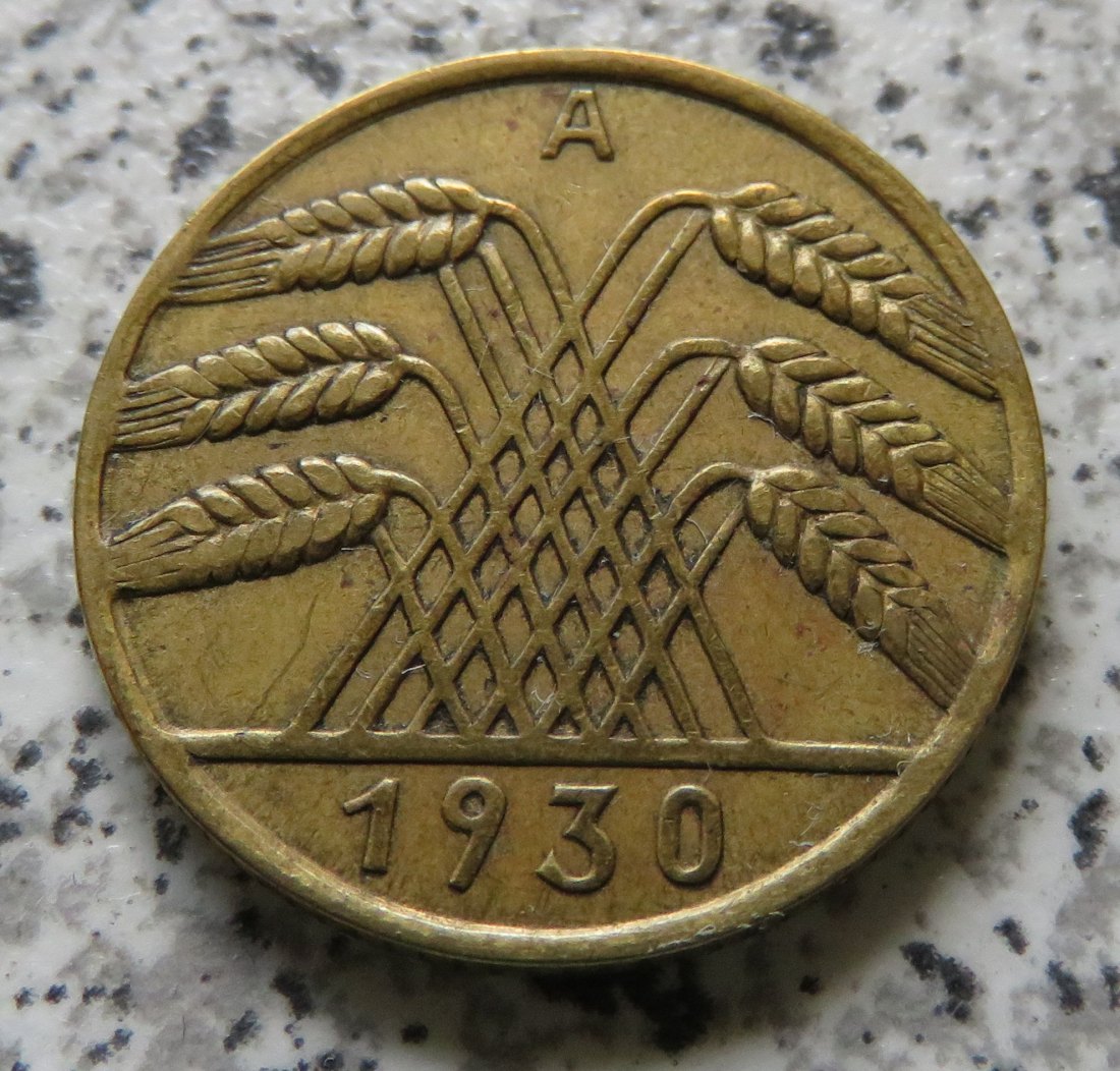  Weimarer Republik 10 Reichspfennig 1930 A   