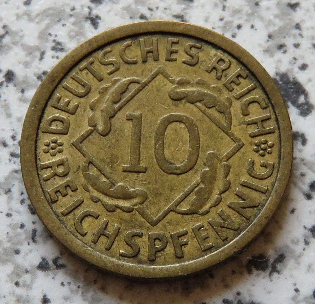  Weimarer Republik 10 Reichspfennig 1930 A   