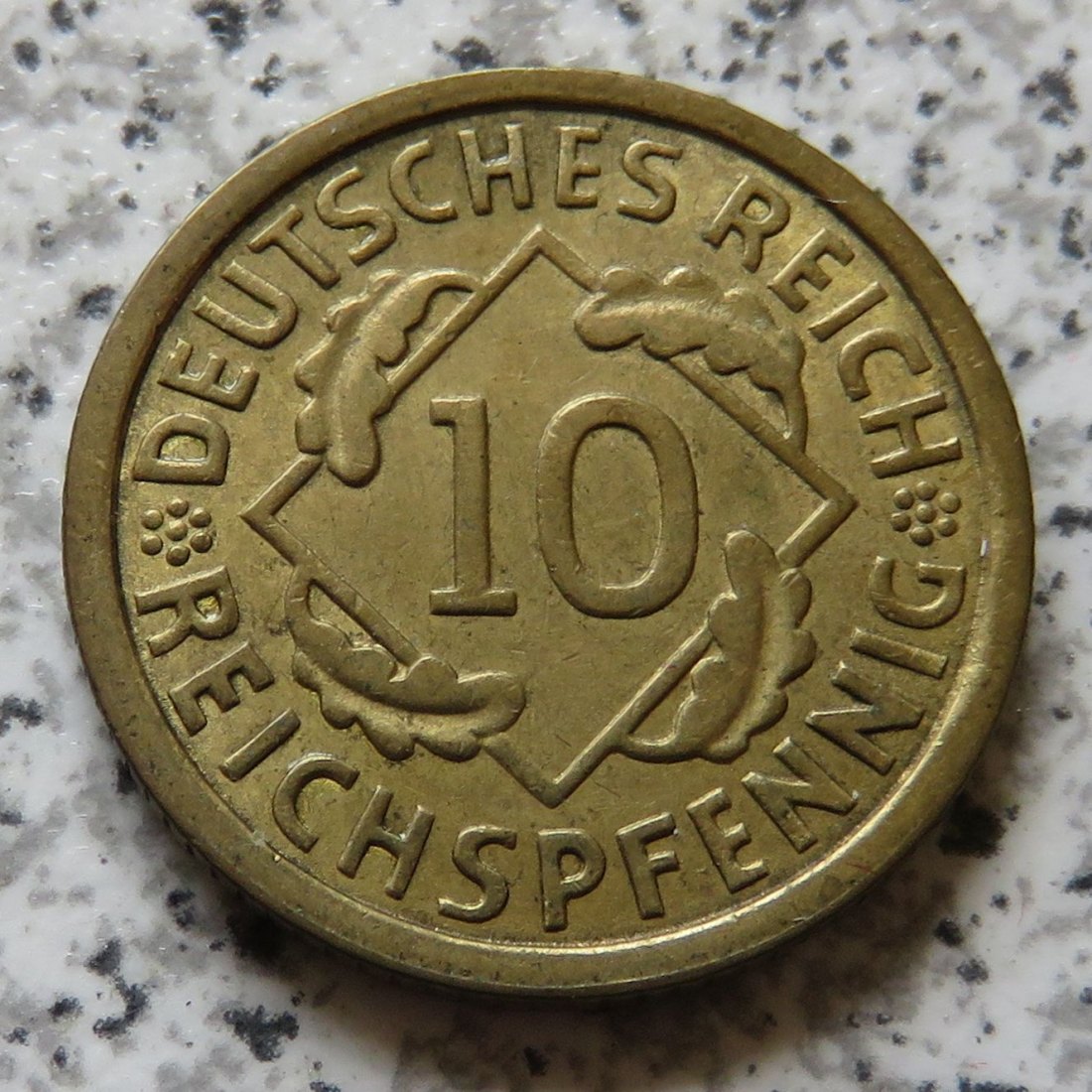  Weimarer Republik 10 Reichspfennig 1930 E   