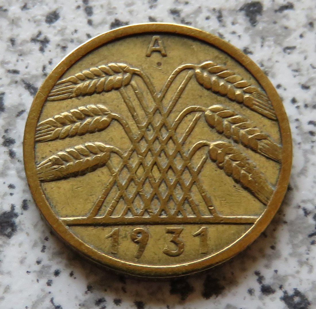  Weimarer Republik 10 Reichspfennig 1931 A   