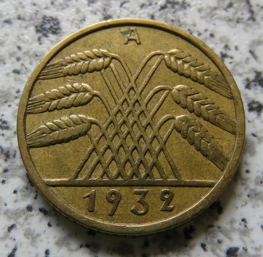  Weimarer Republik 10 Reichspfennig 1932 A   