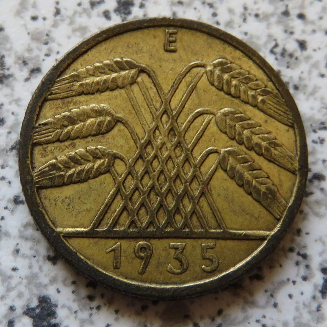  Weimarer Republik 10 Reichspfennig 1935 E   