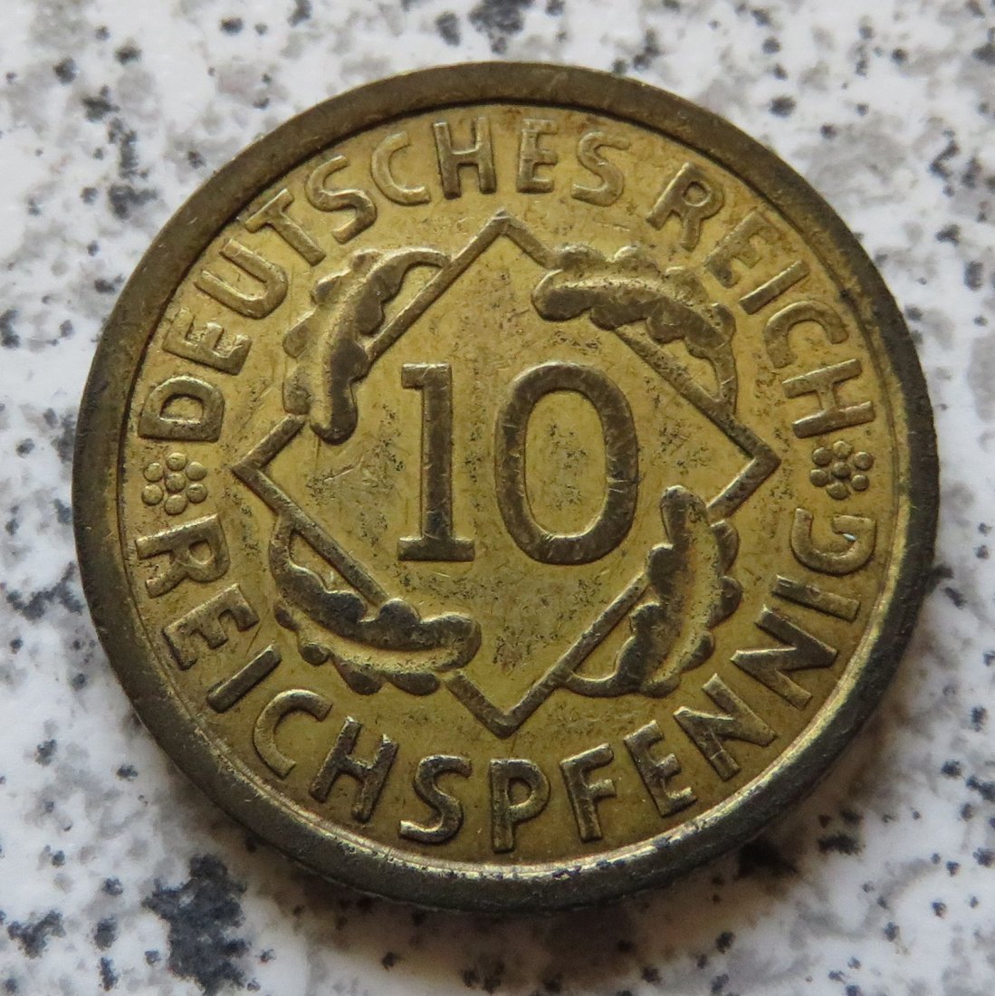  Weimarer Republik 10 Reichspfennig 1935 E   