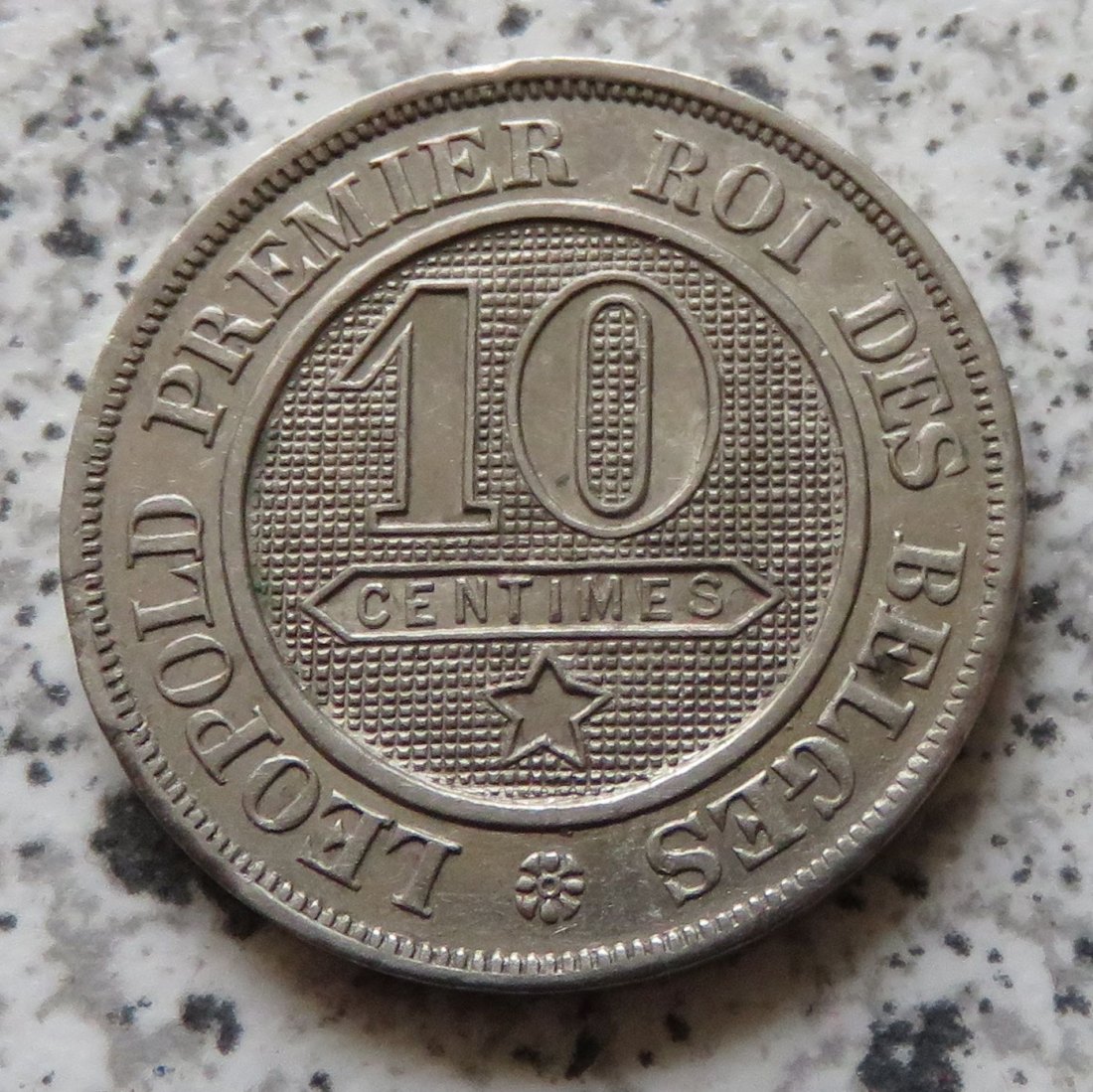  Belgien 10 Centimes 1861   